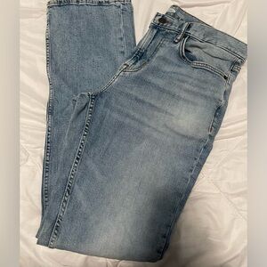Men’s Old Navy Boot Cut Jeans. Blue Faded. Waist 33/ Length 34.